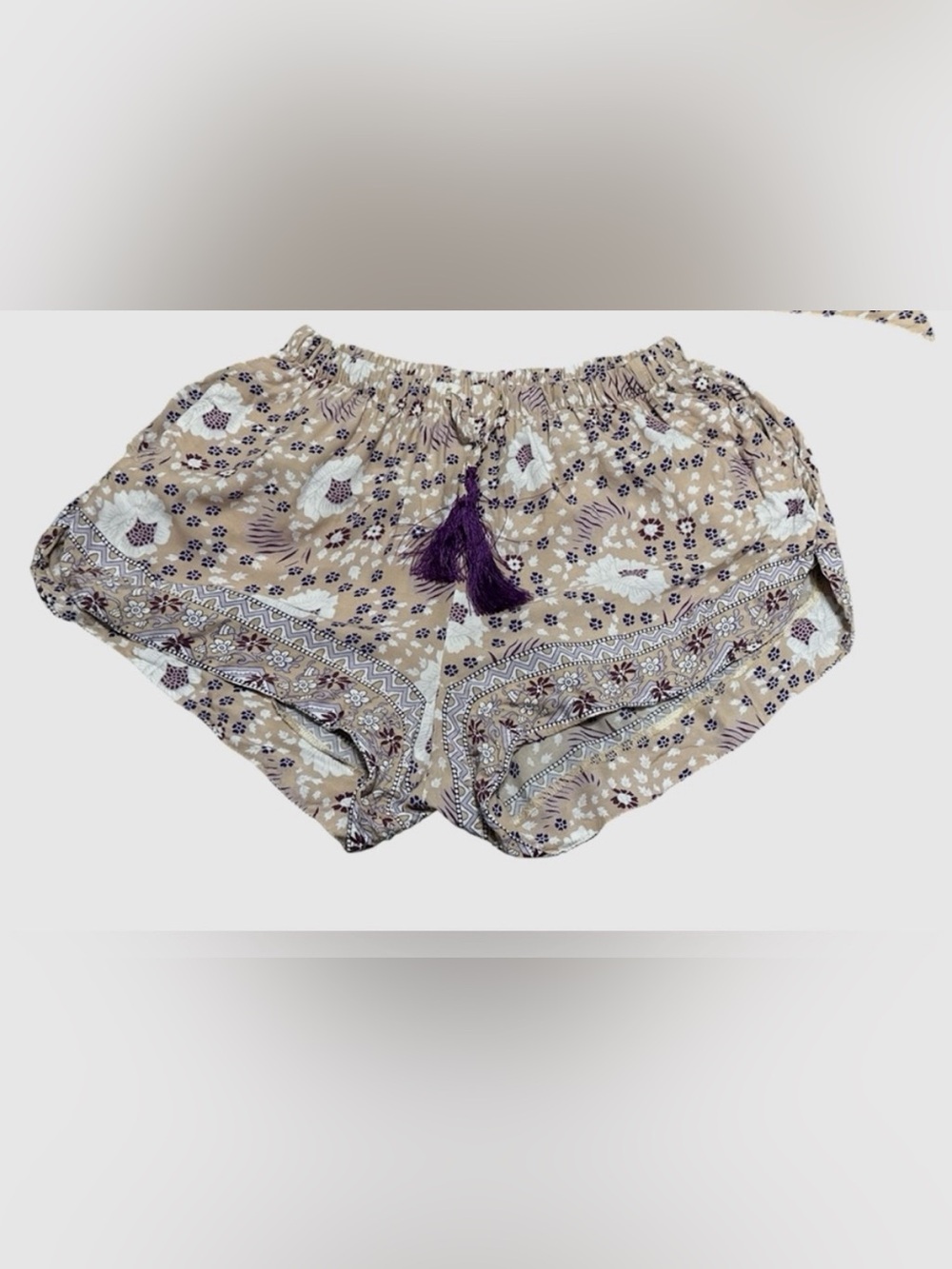 Natalie Martin Shorts Vintage Flowers Cream XS - Picture 2 of 10